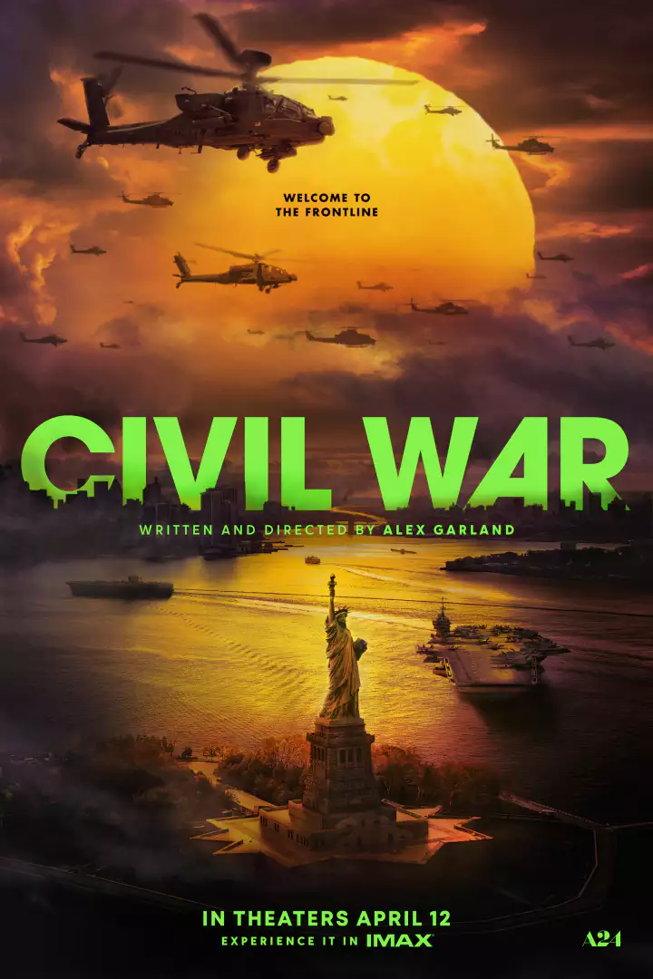 دانلود و پخش آنلاین فیلم سینمایی جنگ داخلی Civil War 2024