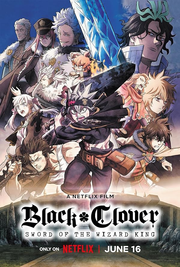 دانلود و پخش آنلاین فیلم انیمه شبدر سیاه: شمشیر پادشاه جادوگر Black Clover: Sword of the Wizard King 2023