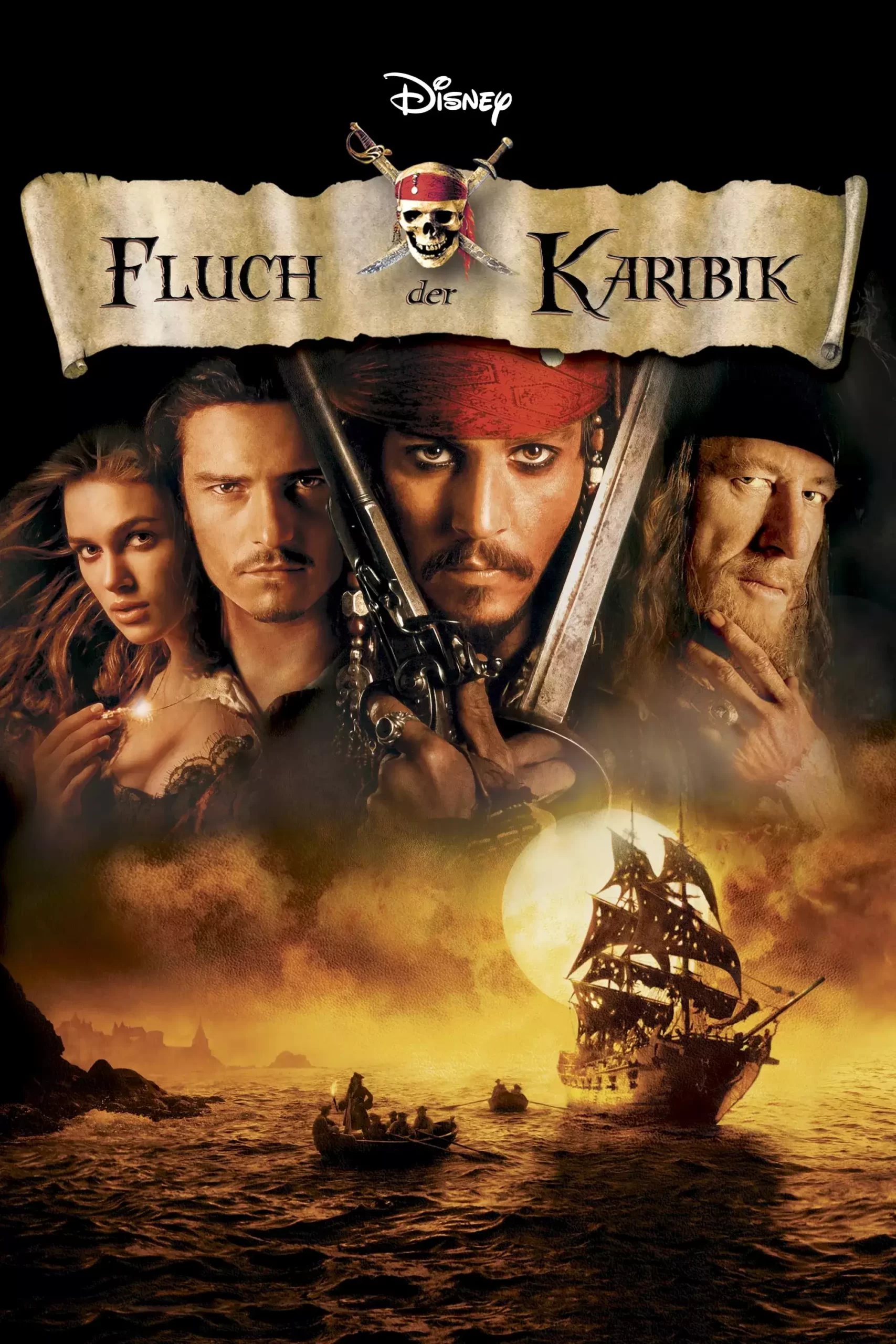 دانلود و پخش آنلاین فیلم سینمایی Pirates of the Caribbean The Curse of the Black Pearl 2003