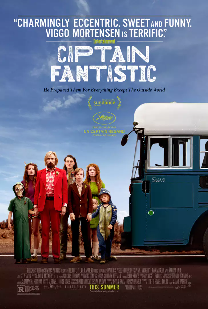 دانلود و پخش آنلاین فیلم سینمایی کاپیتان خارق‌ العاده Captain Fantastic 2016