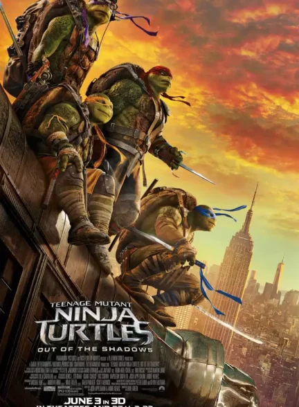 دانلود فیلم Teenage Mutant Ninja Turtles: Out of the Shadows 2016