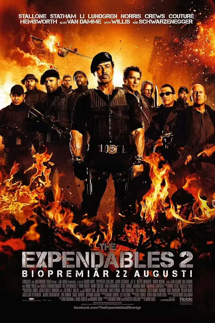 دانلود و پخش آنلاین فیلم سینمایی بی‌ مصرف‌ ها 2 The Expendables 2 2012