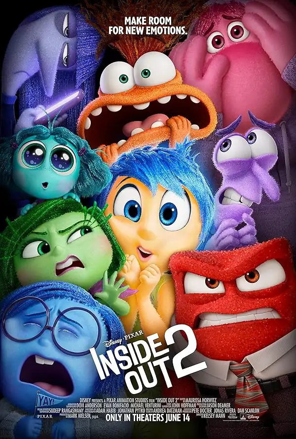 دانلود و پخش آنلاین فیلم انیمیشن درون و بیرون 2 Inside Out 2 2024