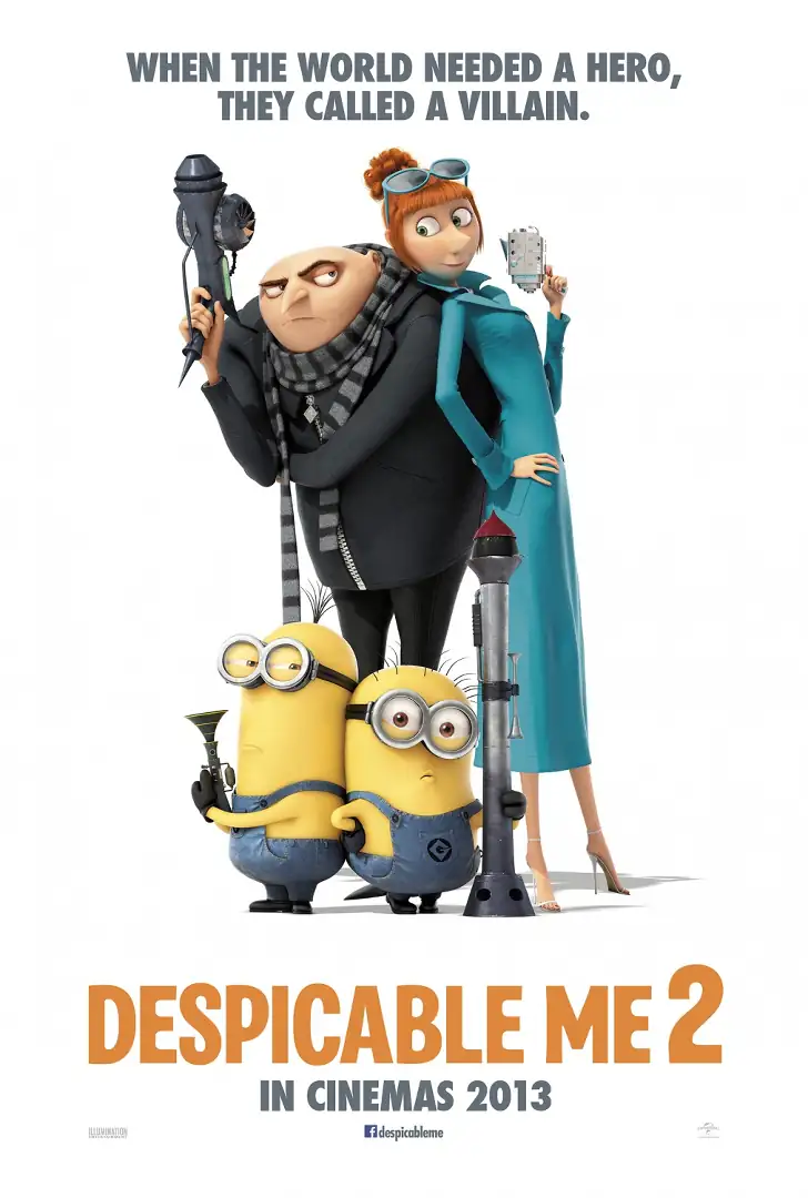 دانلود و پخش آنلاین فیلم انیمیشن من نفرت انگیز 2 Despicable Me 2 2013