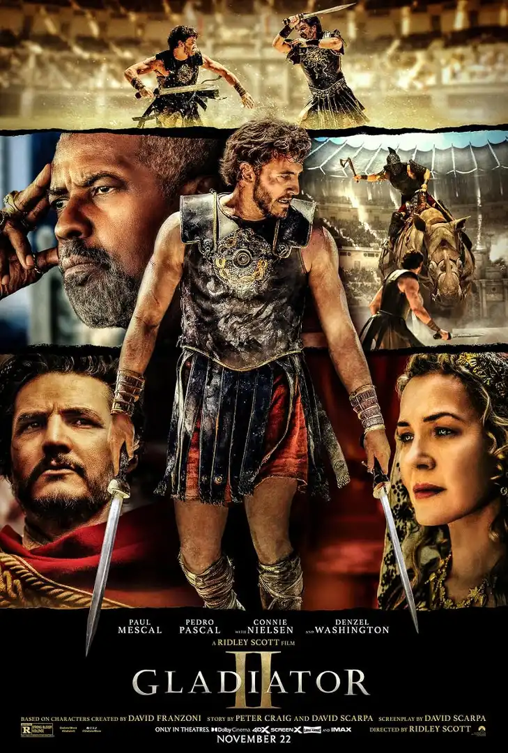 دانلود و پخش آنلاین فیلم سینمایی گلادیاتور 2 Gladiator II 2024