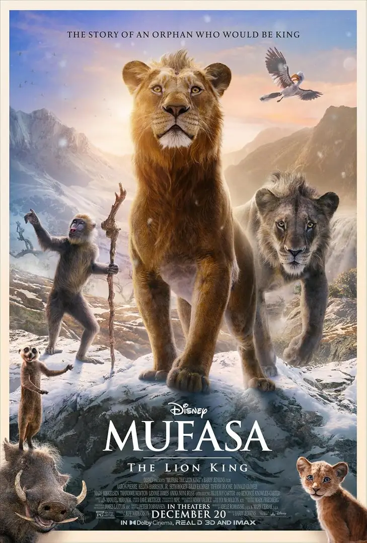 دانلود و پخش آنلاین فیلم انیمیشن موفاسا شیر شاه Mufasa The Lion King 2024